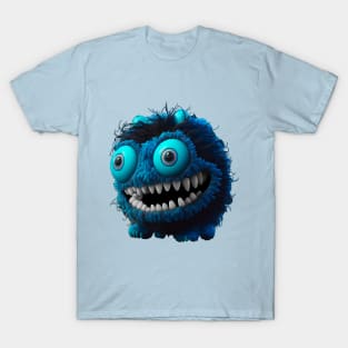 Fluffy little blue monster T-Shirt